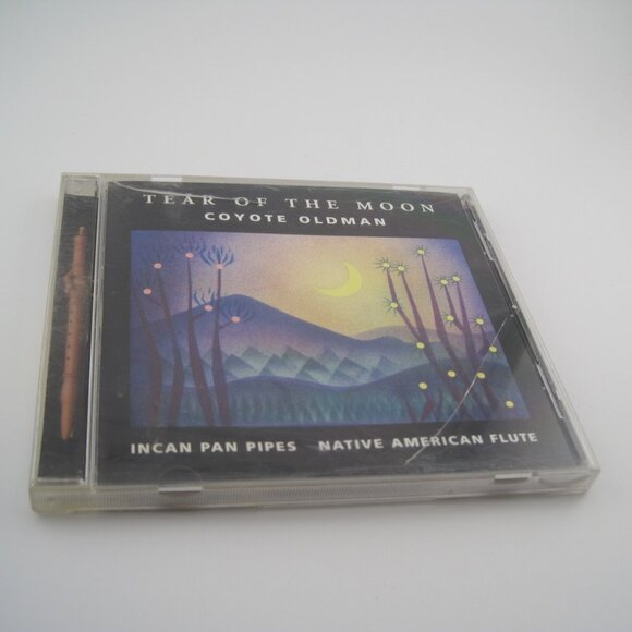 Coyote Oldman CD Tear of the Moon - Native American Flute & Incan Pan Pipe - Picture 1 of 4